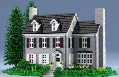 Lego Haus zum selber bauen